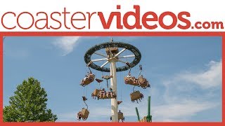 Römerturm at Familypark Austria an ABC Rides Interactive Tower Ride [upl. by Ecnahs]