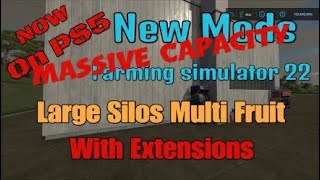 FS22 Large Silos Multi Fruit  New mod for Mar 18 [upl. by Jehanna]