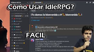 IdleRPG Bot de Discord  Explicacion de como usar [upl. by Eirb346]