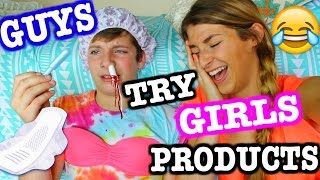 Guys Try Girls Products [upl. by Vipul342]