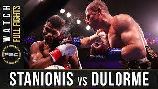 Stanionis vs Dulorme FULL FIGHT April 10 2021  PBC on Showtime [upl. by Yrahk]