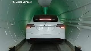 TeslaExclusive Vegas Loop Tunnel Sparks Controversy [upl. by Anilek956]