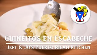 How to make Guineitos en Escabeche Pickled Green Bananas  Easy Puerto Rican Recipe [upl. by Harlin190]