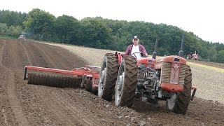 Massey Ferguson 65 Tandem Tractor  American Ferguson Days  Tjele Gods [upl. by Jara]