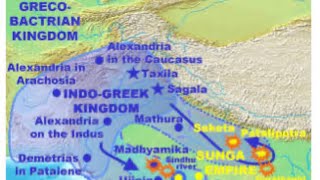 Foreign Invasions  Post Mauryan Period [upl. by Tenneb]