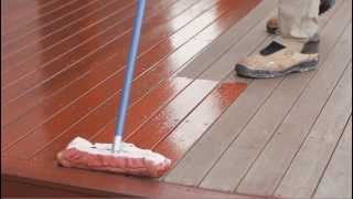 How to Stain a Deck [upl. by Ecirpak]