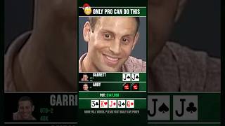 😲Only pro can do this poker [upl. by Onoitna]