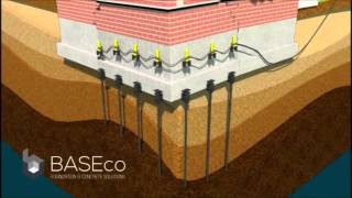 Foundation Repair with Helical Piers and Push Piers [upl. by Reibaj]