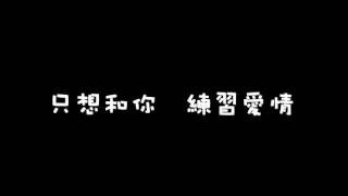 王大文 Dawenft陳芳語 Kimberley練習愛情 Lyrics [upl. by Olaznog942]