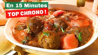 En 15 MINUTES  TOP Chrono  SAUCE BOULETTES Bou SAFF [upl. by Restivo234]