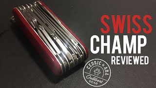 Victorinox Swisschamp Review and Tool Guide [upl. by Arnon]