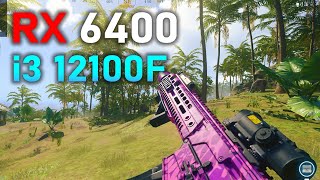 Call of Duty Warzone  RX 6400  i3 12100F [upl. by Ronnoc]