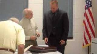 Andrew Ganger Swearing in Lockport Police [upl. by Hett438]