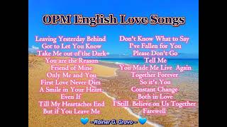 OPM English Love Song  The Best OPM Love Songs Collection ❤️❤️❤️ [upl. by Ginder]