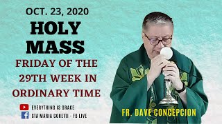 10232020  Holy Mass by Fr Dave Concepcion at Sta Maria Goretti Parish [upl. by Annekcm]