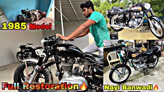 1985 Model Standard Bullet😳 नई बनवादी🔥 Full Restrictions💯shekher5600Vlogs [upl. by Ahsinyar240]