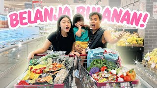 YUKACHAN BELANJA BULANAN EDISI RUMAH BARU  vlog [upl. by Nywrad918]