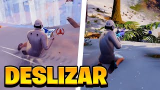 COMO DESLIZAR NO FORTNITE  SLIDE  NOVA MOVIMENTAÇÃO [upl. by Ecneps33]