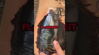 Gefährliche Blase an der Haut😱 Fakten tricks shorts gefährlich tattoo blase [upl. by Jaquelyn]