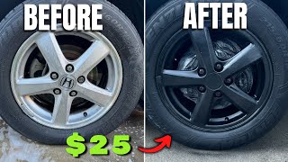 How To Plasti Dip Rims in 5 MINS [upl. by Swanson]