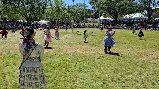 Jr Girls Smoke Dance  Oneida Pow Wow 2024 [upl. by Kulsrud554]