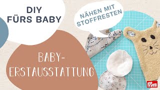 Babyerstausstattung selber nähen  Upcycling  ​ DIYMamis x Prym [upl. by Laureen]