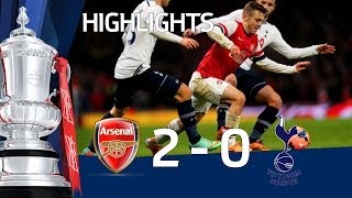 ARSENAL vs TOTTENHAM HOTSPUR 20 Official Goals amp Highlights FA Cup Third Round [upl. by Esinek]