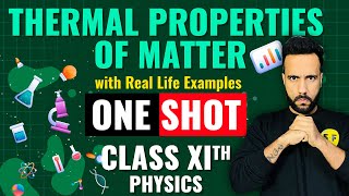 Thermal properties of matter One Shot Physics  Class 11th with Ashu Sir  Science and fun [upl. by Yelsgnik]