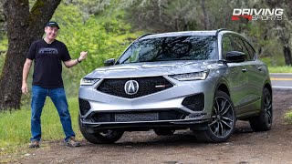 2022 Acura MDX TypeS Mountain Road Review [upl. by Ardnaeed]