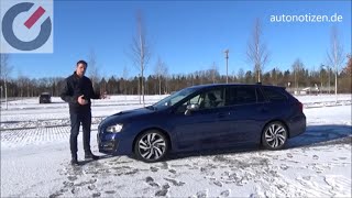 Subaru Levorg 2018 16 GT Sport Lineartronic Review  Test  Fahrbericht [upl. by Nevai]