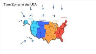 Time Zones in USA [upl. by Aiak]