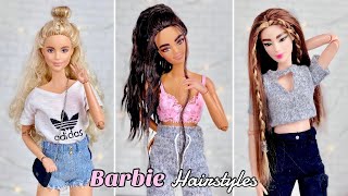 6 Cute Barbie Doll Hairstyles Tutorial 4 [upl. by Nata203]