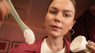 ASMR Most Relaxing Face Spa  Personal Attention quotHeadphones Requiredquot [upl. by Laidlaw]