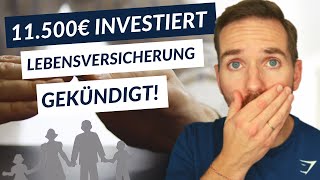 Lebensversicherung KÜNDIGEN Ich habe alles in ETFs investiert DIYRente [upl. by Sokin]