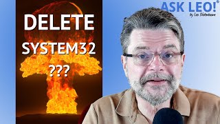 What Happens if You Delete System32 in Windows 10 And Why Would You [upl. by Norym]