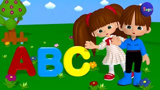 ABC Song Part 3 Cute Baby Song Nursery Rhymes by Sager Sons [upl. by Jerrylee247]