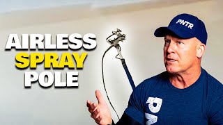 Tips Using An Airless Sprayer Extension Pole Graco Extension Pole part 2 [upl. by Linnie]