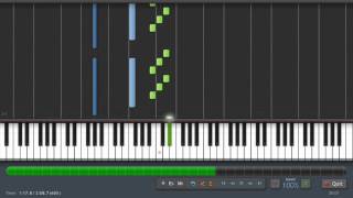 BachPrelude in C Well Tempered Clavier Book Piano Tutorial by PlutaX [upl. by Middlesworth]