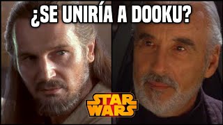 La Razón del por que DOOKU creía que QuiGon se uniría a el en su lucha [upl. by Novelia]