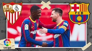 Sevilla vs Barcelona  LALIGA HIGHLIGHTS  2272021  beIN SPORTS USA [upl. by Aicileb352]