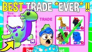 I Traded Away My MEGA NESSIE For This… In Adopt Me Roblox Adopt Me Trading MEGA NEON Legendary [upl. by Calva]