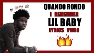 Quando Rondo x Lil Baby I Remember REACTION [upl. by Ardis634]