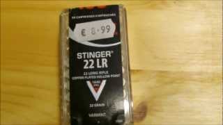 CCI Stinger 32Grain 22LR Hyper Velocity  SlowMo Impact filmed with GoPro Hero 2 [upl. by Acirrehs]