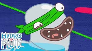 Water Laser  HYDRO and FLUID  Funny Cartoons for Children [upl. by Naesyar]