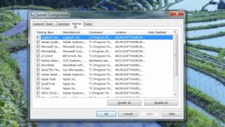 How to Disable Startup Programs in Windows 7 [upl. by Euqinad]