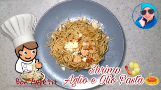 Shrimp Aglio e Olio Pasta  Cel Altarejos [upl. by Lyris918]