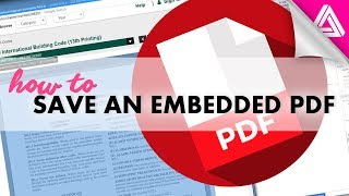 How to Save a PDF thats Embedded in a Website [upl. by Rosenbaum]