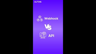 Webhook vs API [upl. by Borroff285]