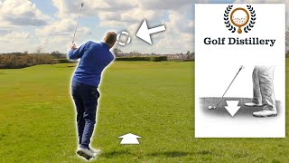 How to Hit Golf Shots from a DOWNHILL LIE  DOWNSLOPE [upl. by Notsua345]