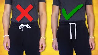 Hack To Never Tie Your Sweatpants Again [upl. by Jarid930]